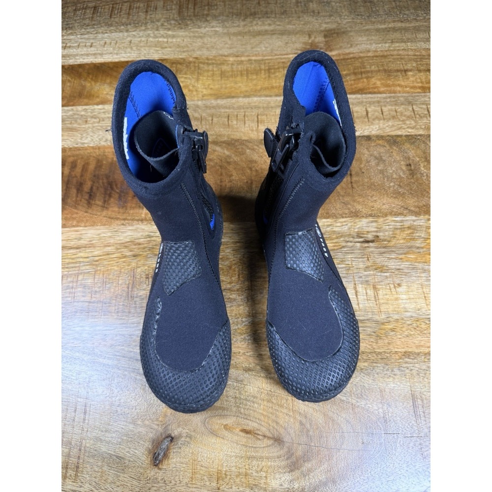 Aqua‎ Lung 5mm SuperZip Ergo Dive Boots Womens US 6 EU 38 Neoprene Scuba Zip